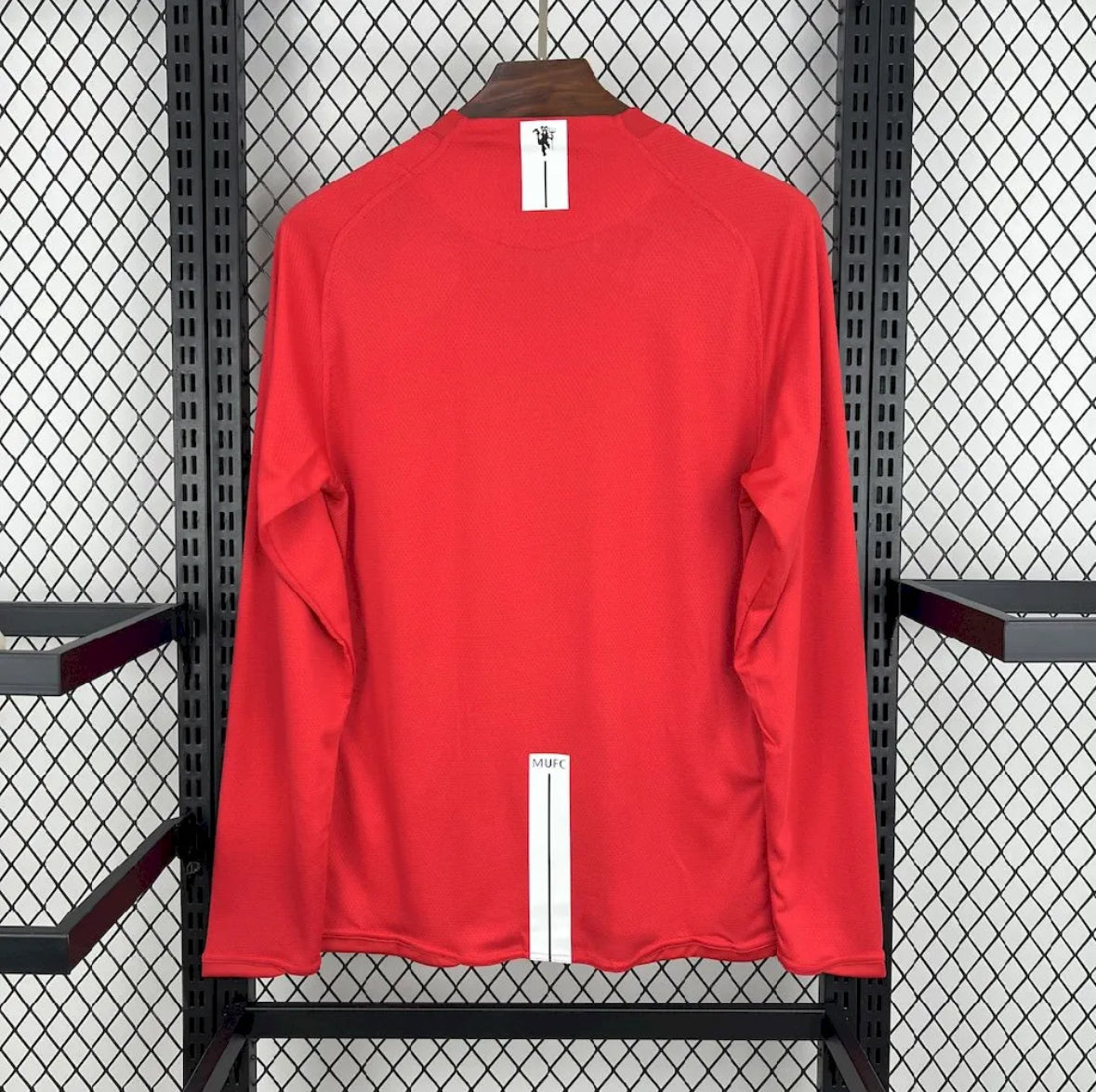 MAN UNITED RETRO LONG SLEEVE DOMICILE UCL 2007/2008