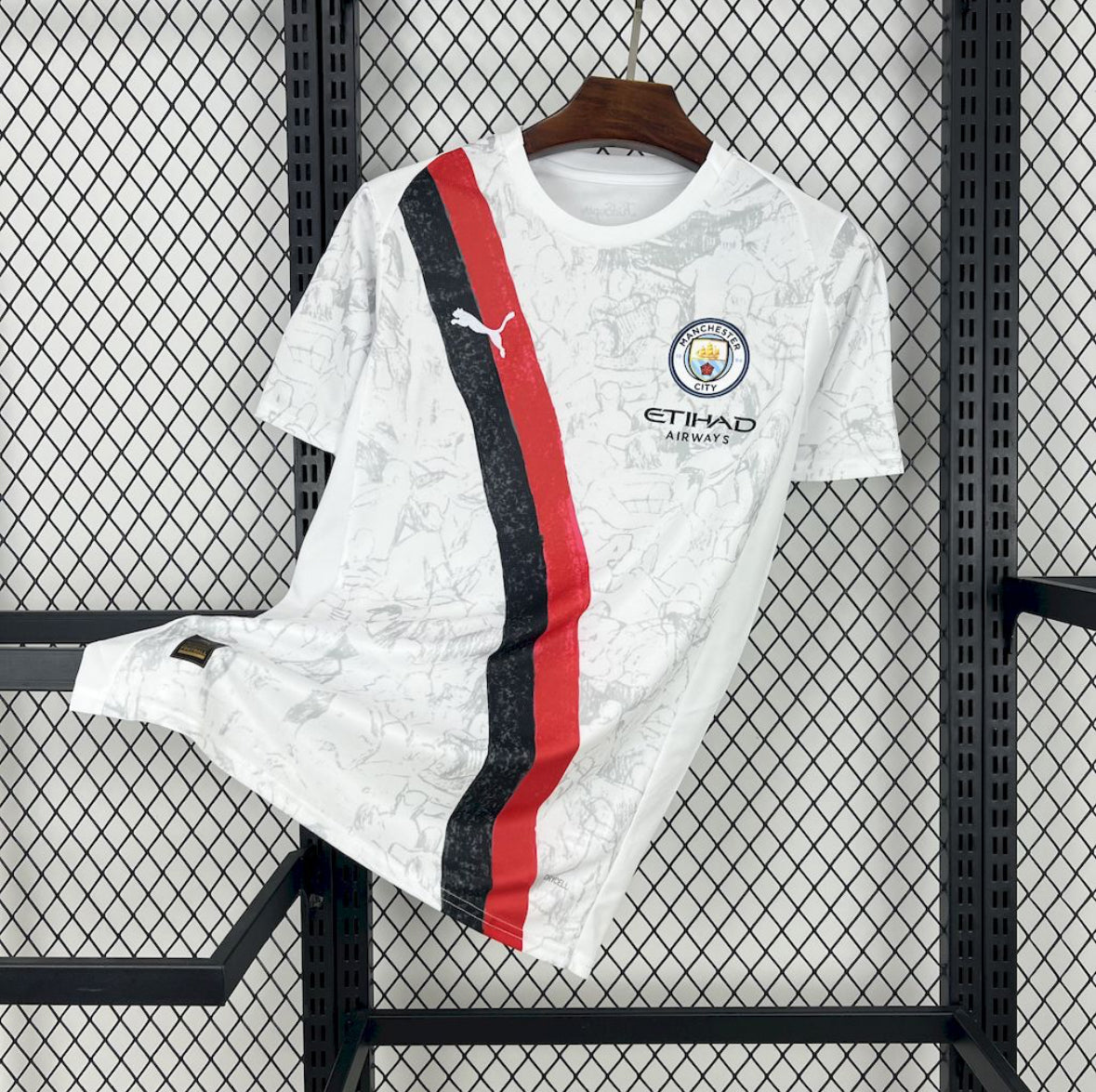 Maillot Manchester City extérieur 2025-2026 blanc avec logo Puma