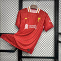 Maillot Liverpool domicile 2024-2025 rouge avec logo Nike et Liverbird