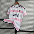 Maillot Juventus extérieur 2023-2024 blanc avec logo Adidas