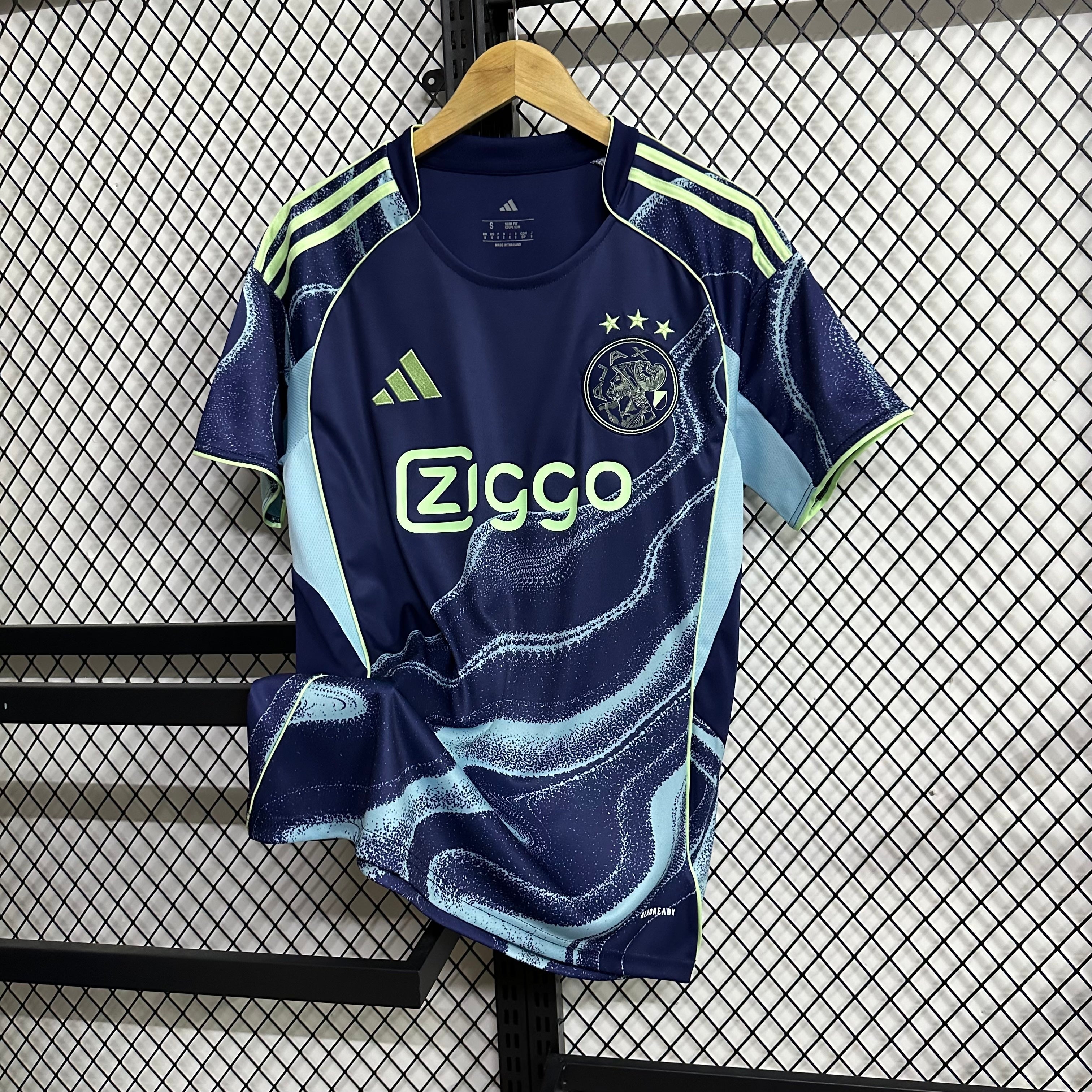 Maillot Ajax extérieur 24/25 blanc AFC Ajax avec logo officiel