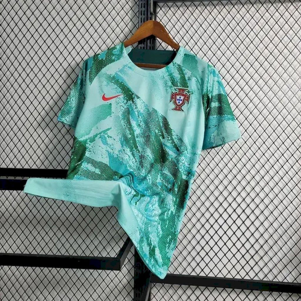 Maillot Portugal Pre-match vert 25/26 tenue d'échauffement officielle