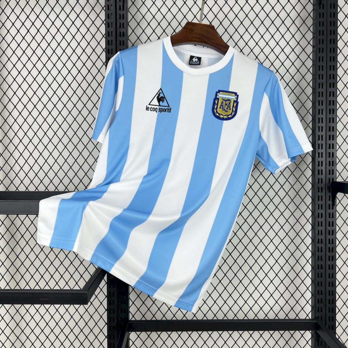 Maillot rétro Argentine domicile 1986 bleu ciel champion du monde Maradona