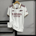 Maillot Arsenal extérieur 25/26 blanc Gunners avec logo officiel
