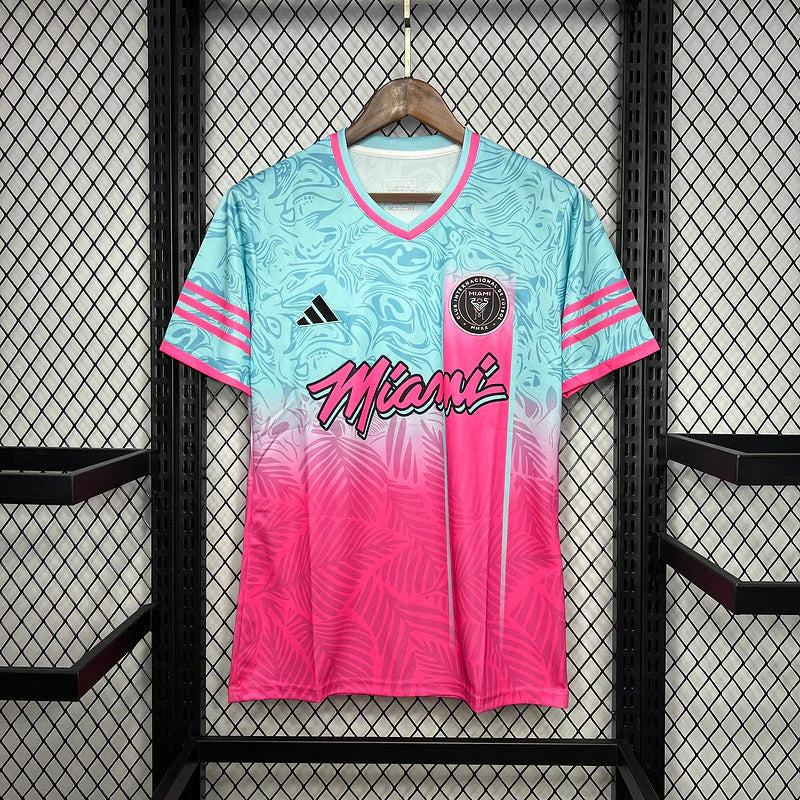 Maillot Inter Miami Concept 2024-2025 rose et noir avec logo du club
