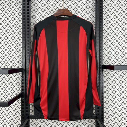 AC MILAN RETRO LONG SLEEVE DOMICILE 2010/2011
