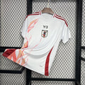 Maillot Japon extérieur 2024-2025 blanc avec logo Adidas JFA