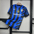 Maillot Inter Milan domicile 2024-2025 rayures bleu et noir avec logo Puma