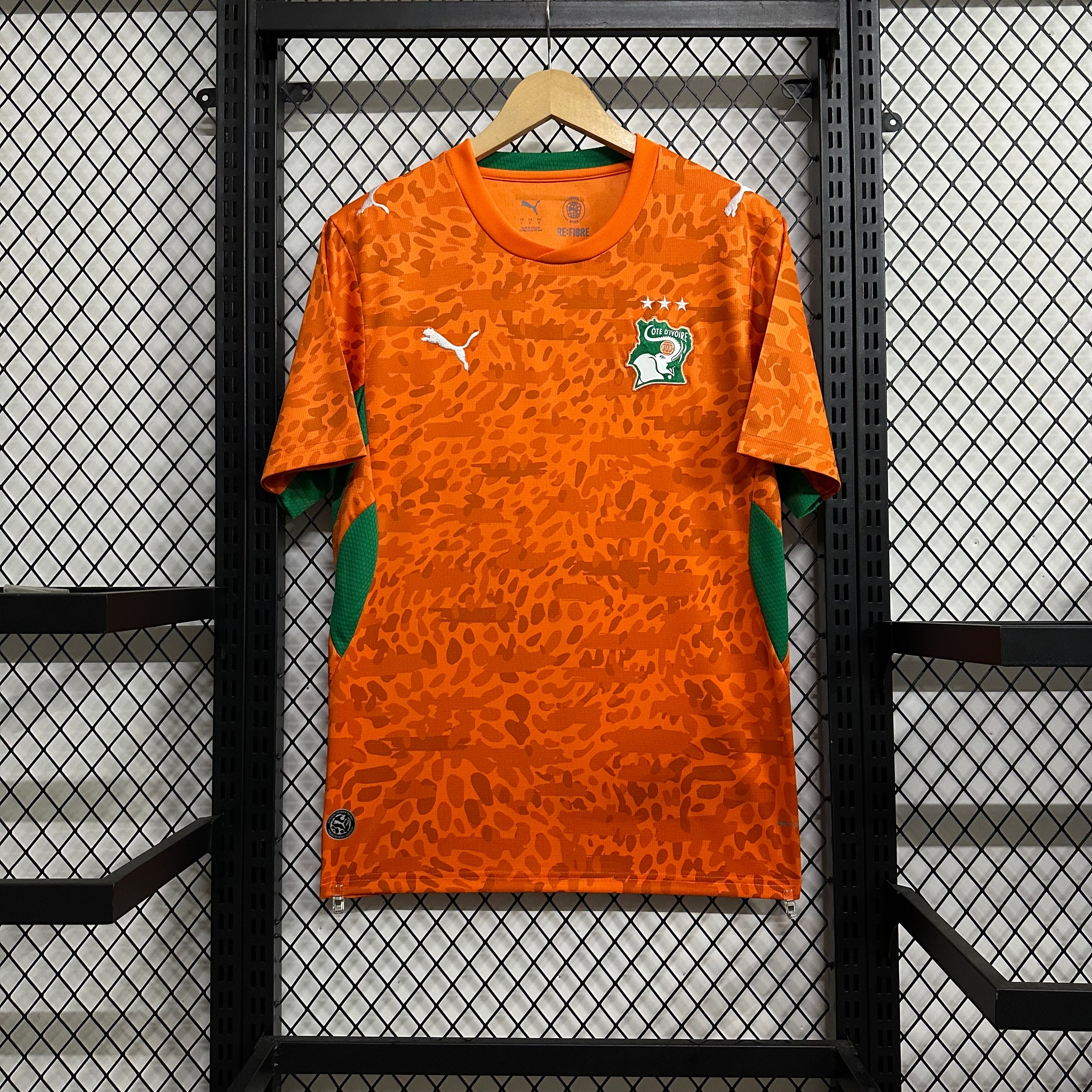 Maillot Côte d'Ivoire CDM 2026 Coupe du Monde orange officiel