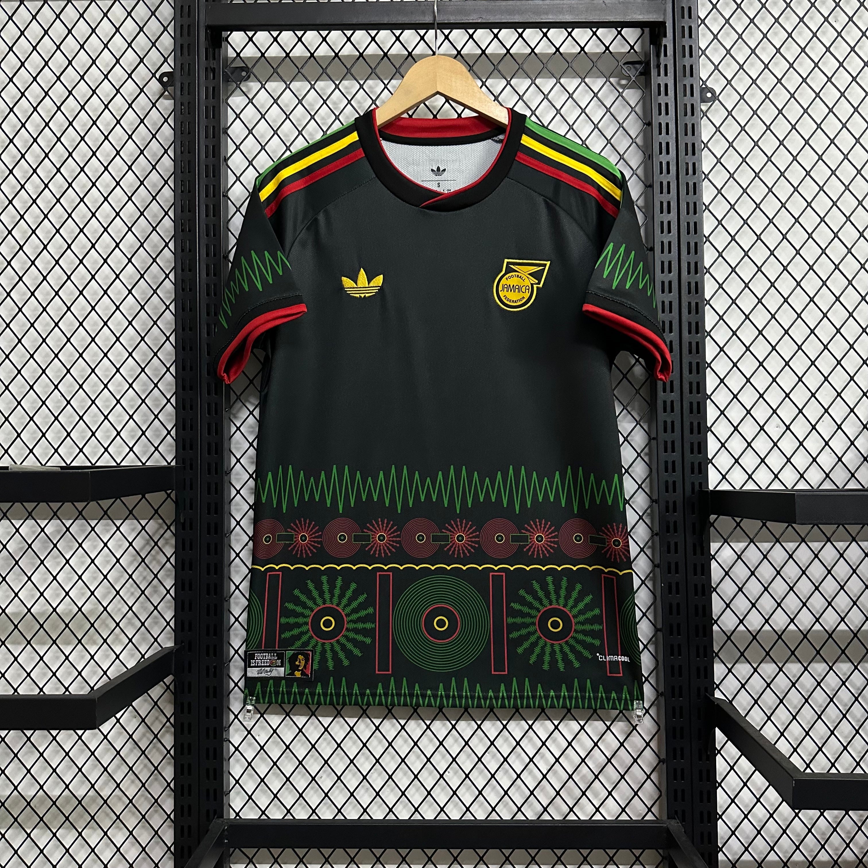 Maillot Jamaïque CDM 2026 Coupe du Monde jaune et noir Reggae Boyz