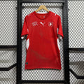Maillot Suisse CDM 2026 Coupe du Monde rouge croix blanche
