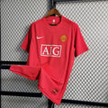 Maillot Manchester United Rétro domicile 2007-2008 rouge champion Nike