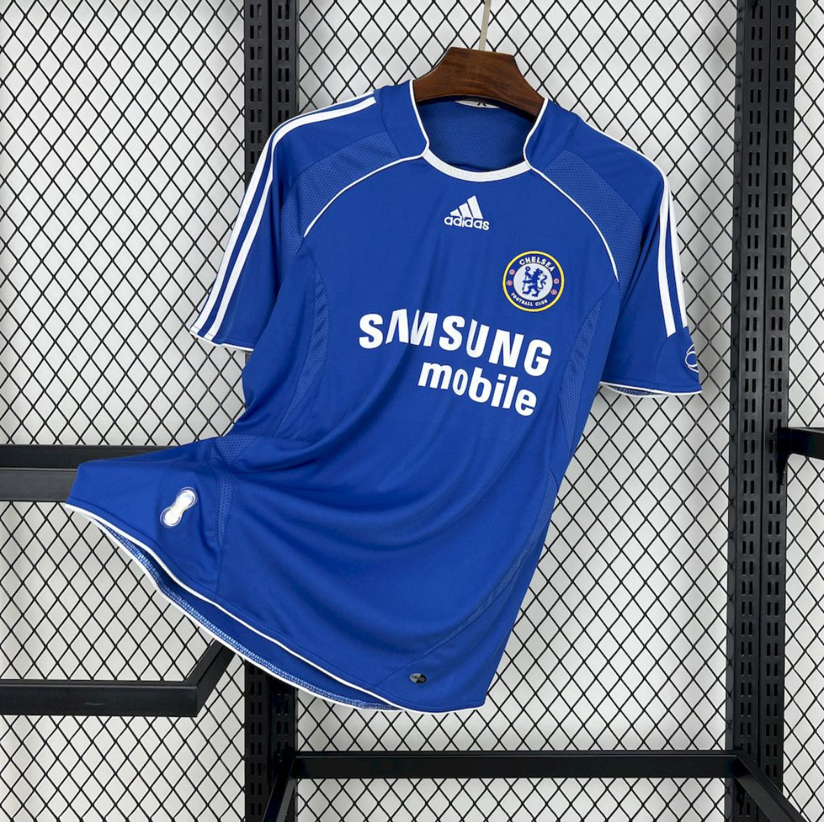 Maillot Chelsea Rétro domicile 2006-2007 bleu avec logo Adidas