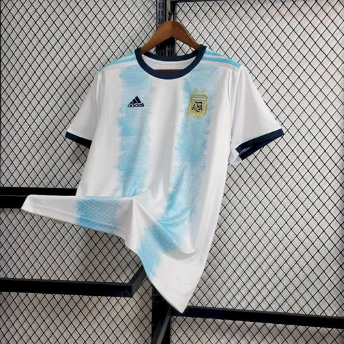 Maillot rétro Argentine domicile 2019 bleu ciel Copa América
