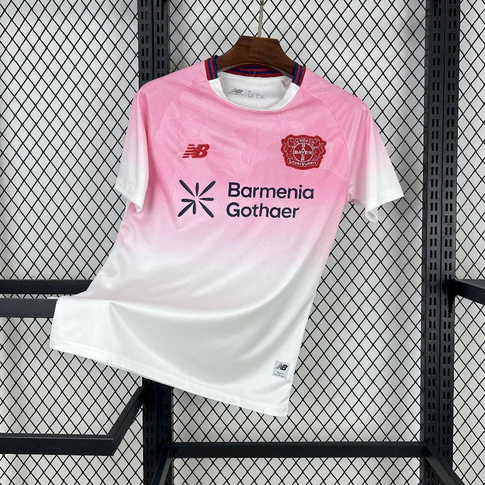 Maillot Bayer Leverkusen extérieur 25/26 blanc avec logo officiel