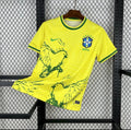 Maillot Brésil Pigeon jaune 25/26 concept exclusif design perroquet