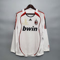 Maillot AC Milan Rétro manches longues extérieur 2006-2007 blanc vintage