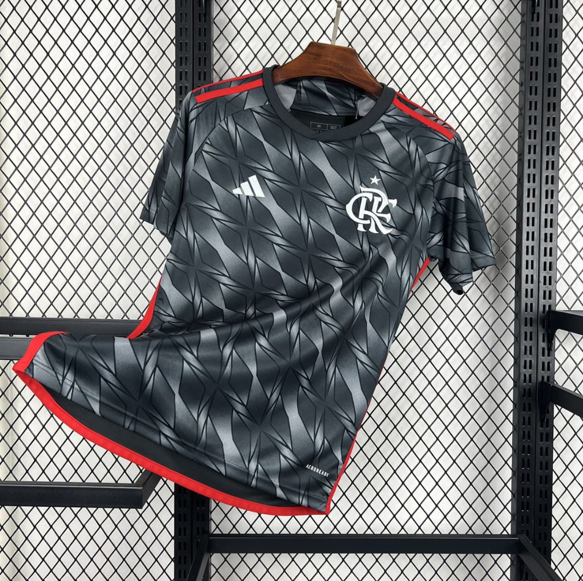 Maillot Flamengo Third 2024-2025 troisième maillot rouge et noir