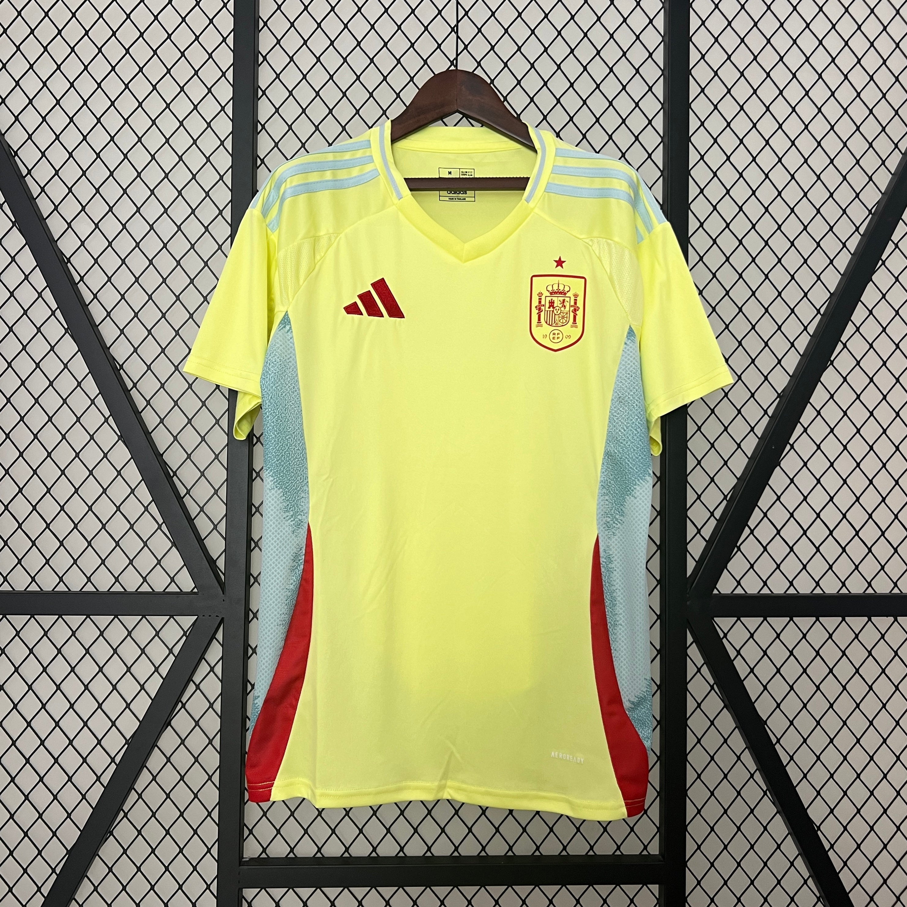 Maillot Espagne extérieur 24/25 blanc La Roja avec logo RFEF