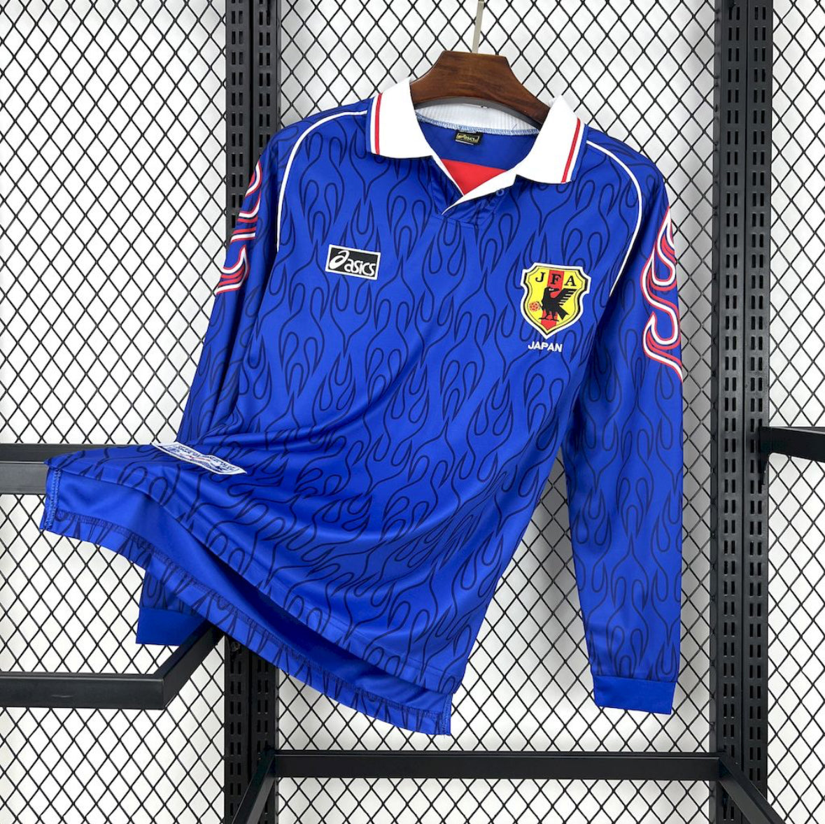 Maillot Japon Rétro domicile manches longues 2000 bleu marine vintage