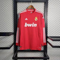 Maillot Real Madrid Rétro manches longues Third 2011-2012 bleu foncé