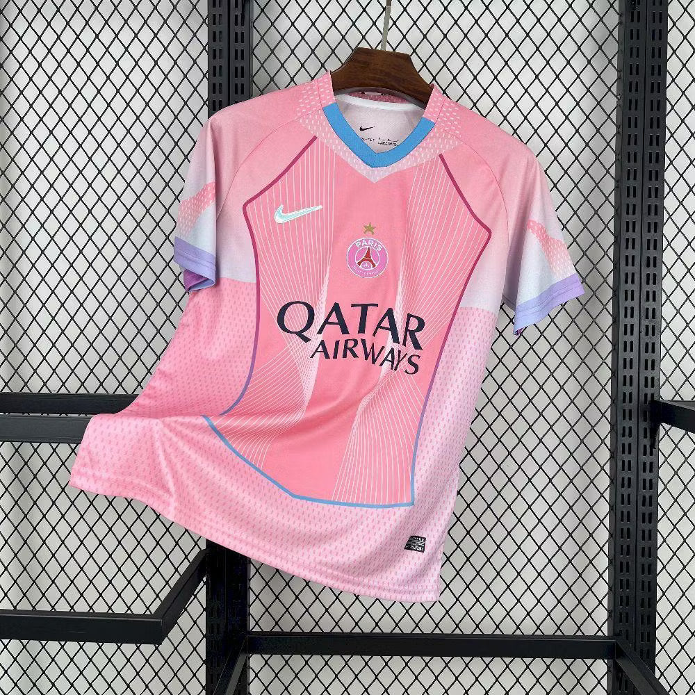 Maillot PSG Concept rose 25/26 design exclusif Paris Saint-Germain