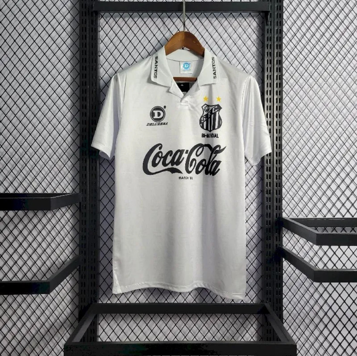 Maillot Santos FC domicile Rétro 1993-1994 blanc vintage classique