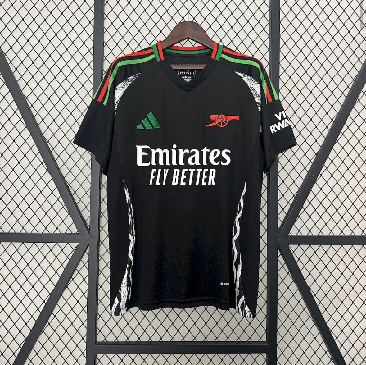 Maillot Arsenal extérieur 2024-2025 jaune avec logo Adidas