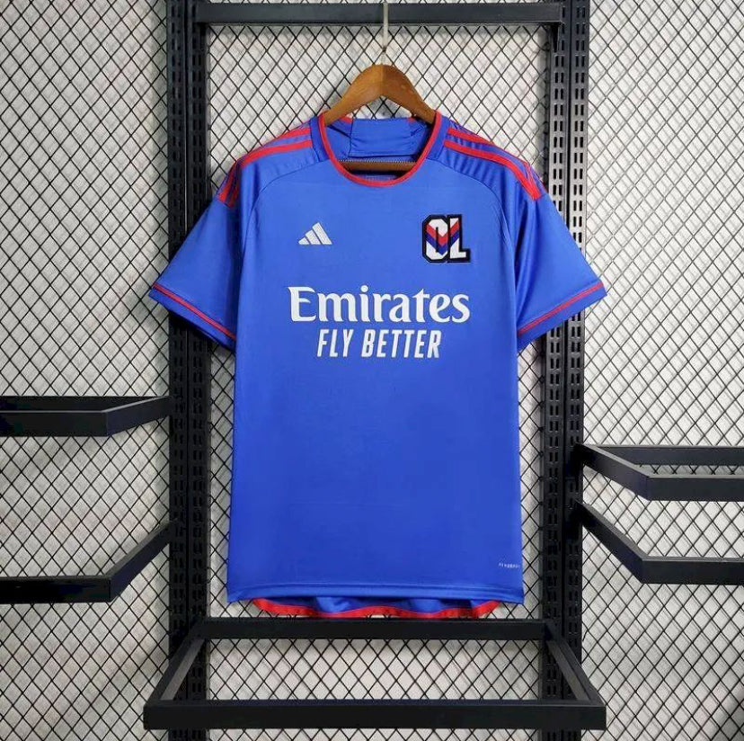 Maillot Olympique Lyonnais Rétro 2024-2025 vintage classique blanc