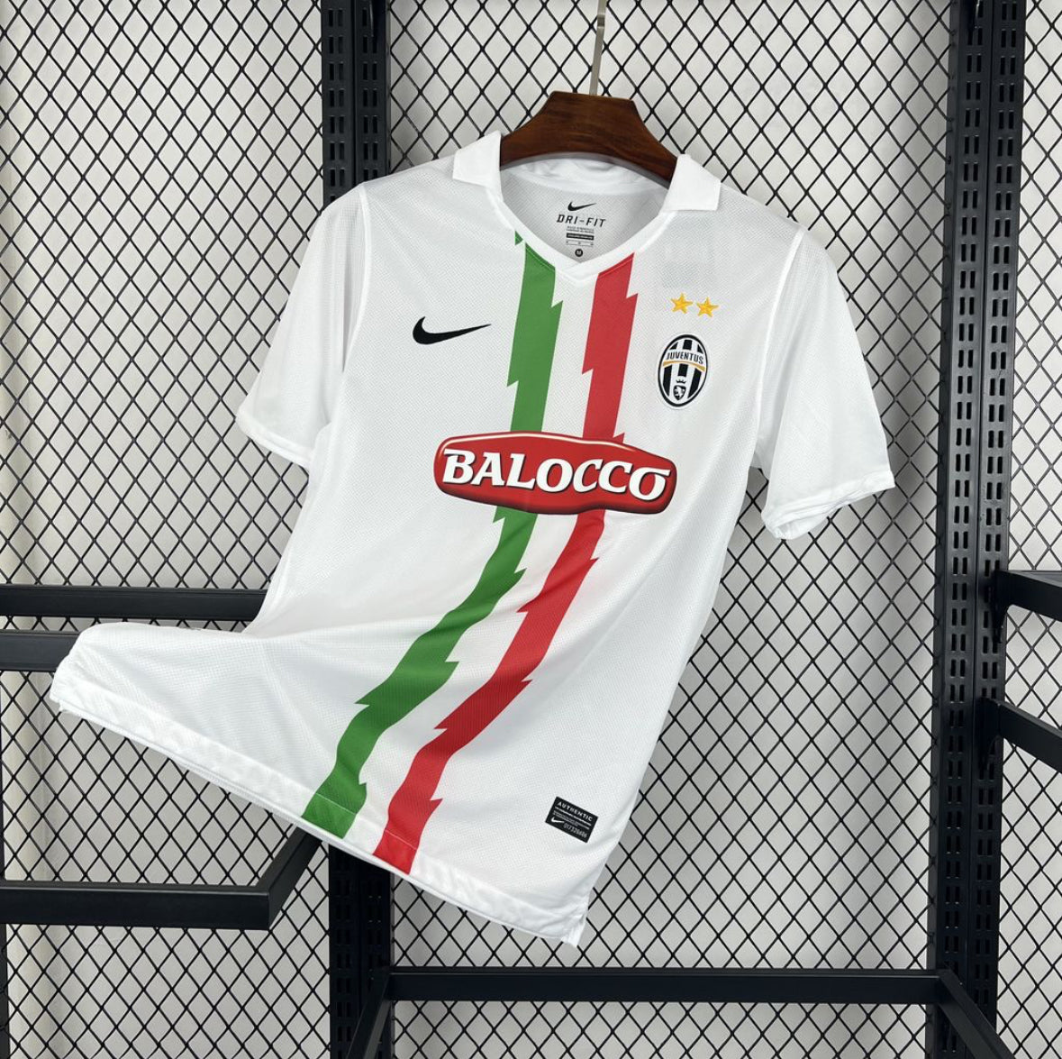 Maillot Juventus Rétro extérieur 2010-2011 blanc vintage Nike