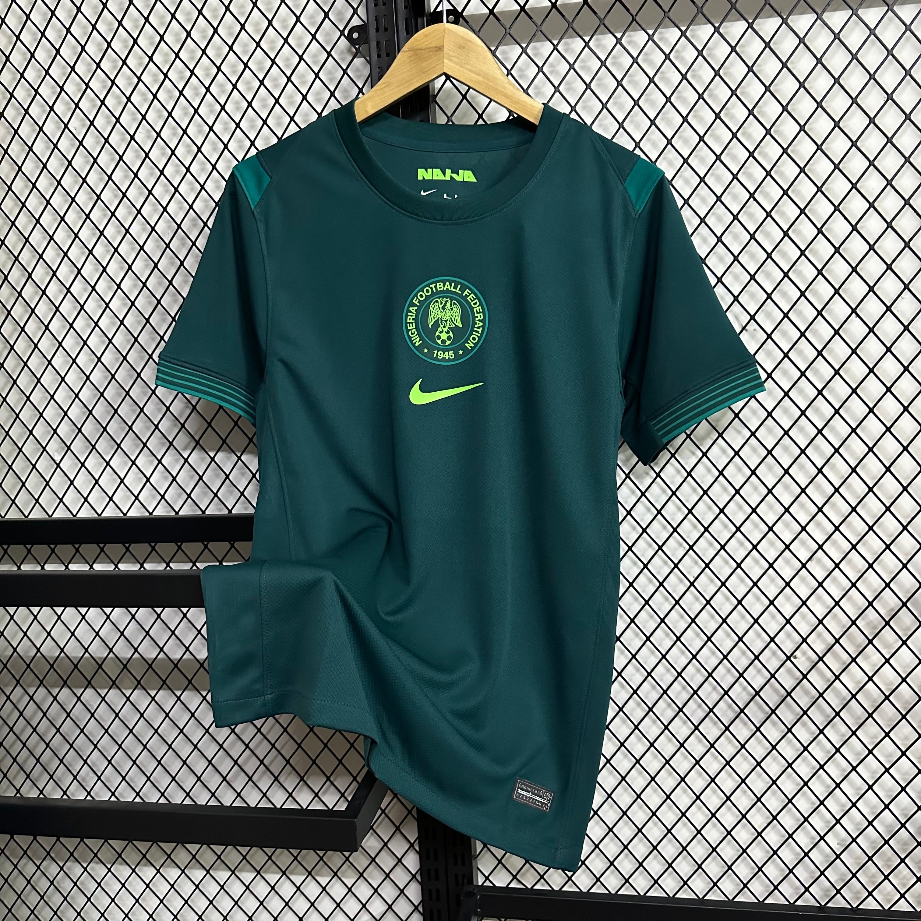 Maillot Nigeria domicile 24/25 vert et blanc Super Eagles officiel