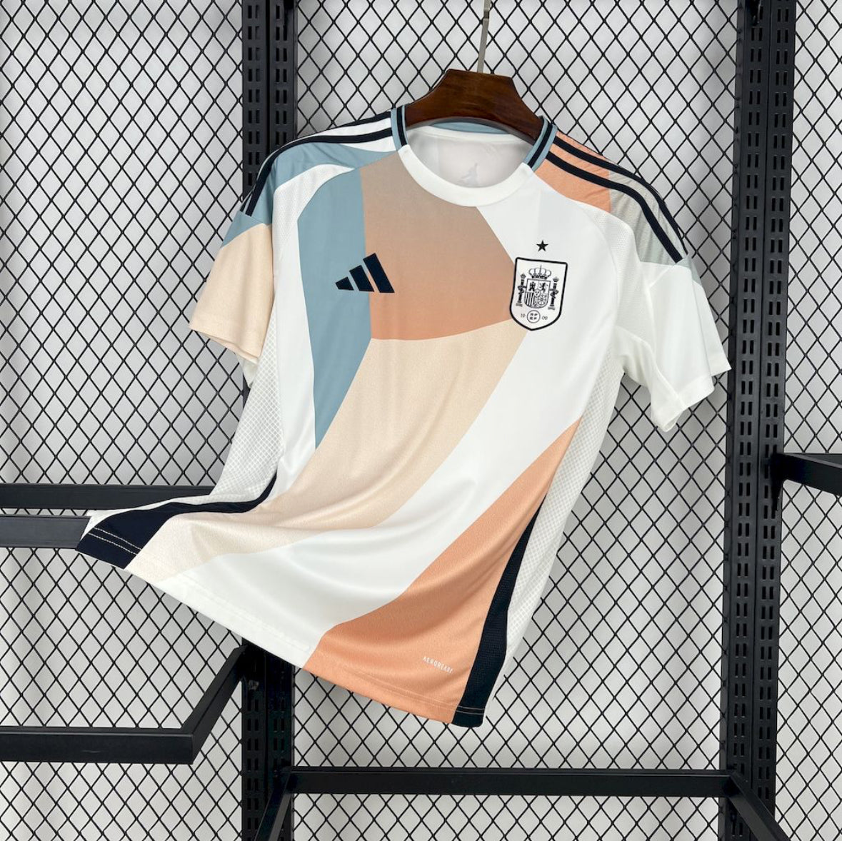 Maillot Espagne extérieur 25/26 bleu avec logo fédération espagnole
