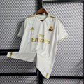 Maillot Real Madrid Rétro domicile 2019-2020 blanc avec logo Adidas