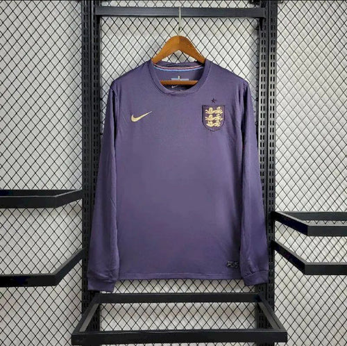 Maillot Angleterre Euro extérieur manches longues 2024-2025 bleu marine