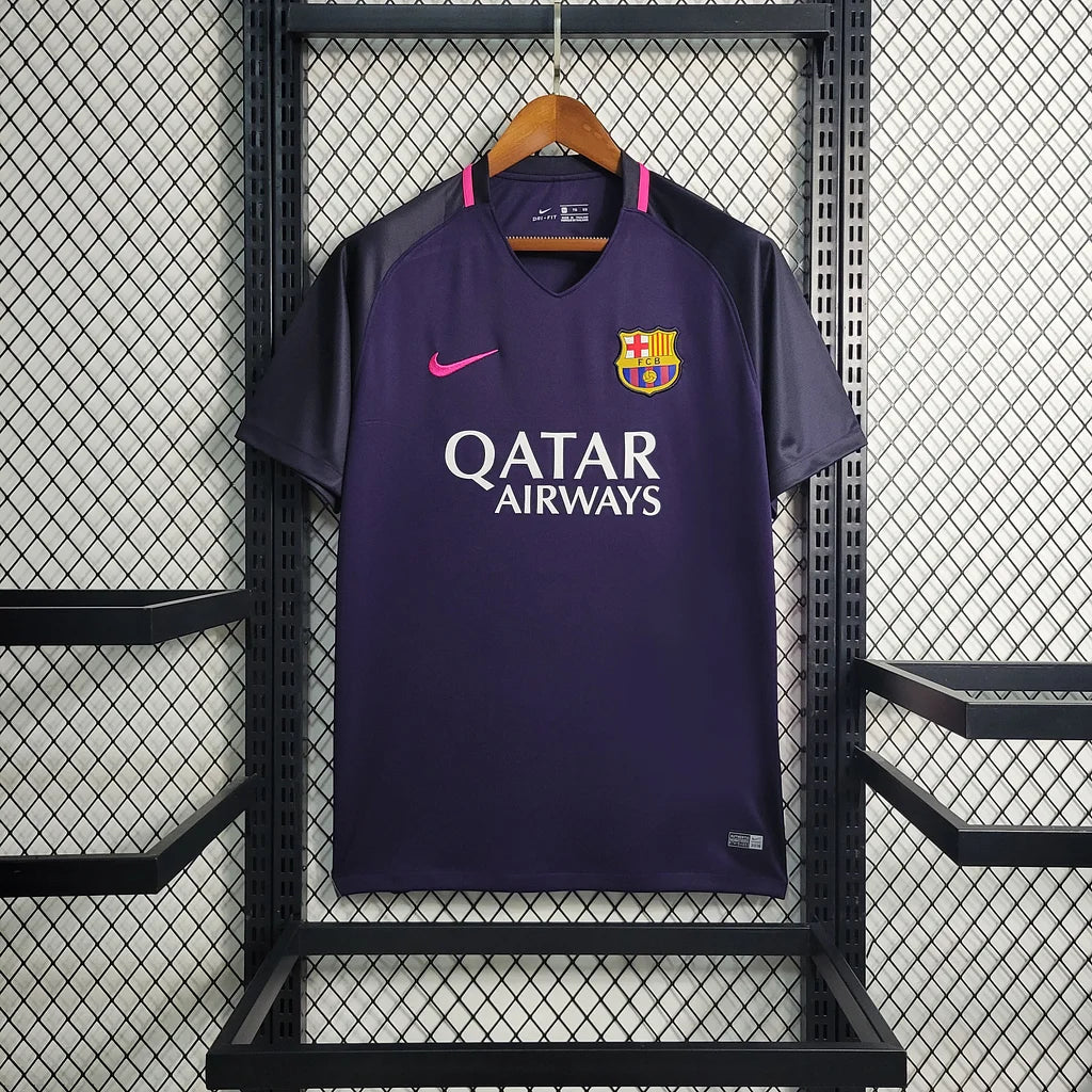 Maillot FC Barcelone Rétro 2016-2017 grenat et bleu classique Nike