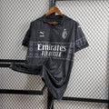 Maillot AC Milan 2024-2025 avec logo et design rouge et noir
