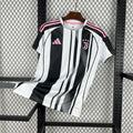 Maillot Juventus domicile 2025-2026 rayures noir et blanc avec logo Adidas