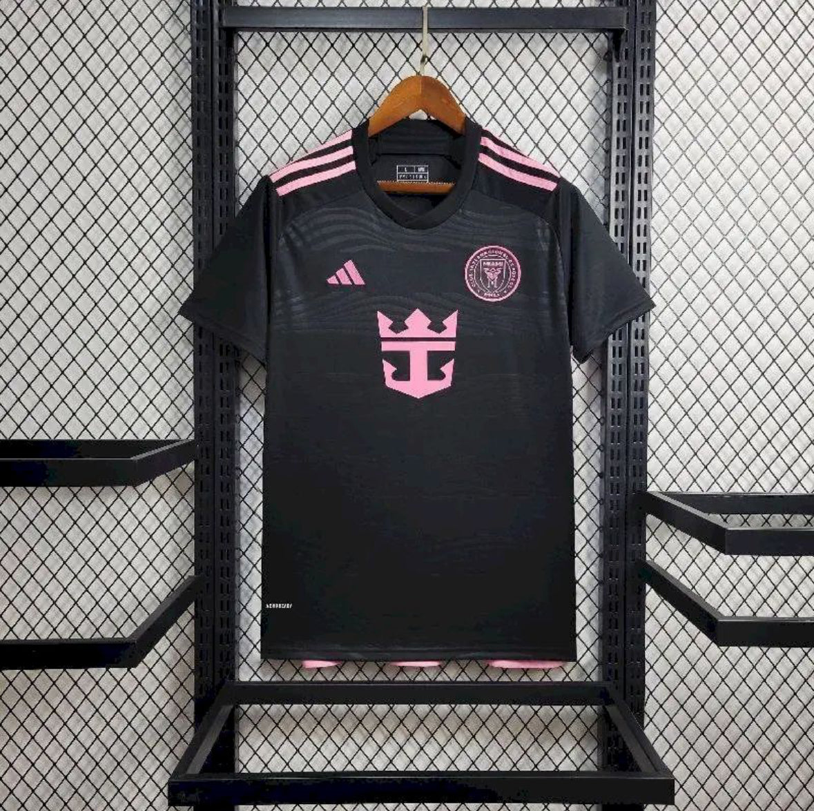 Maillot Inter Miami extérieur 2024-2025 rose avec logo Adidas