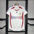 Maillot Équipe de France Rétro extérieur 2006 blanc demi-finaliste Allemagne