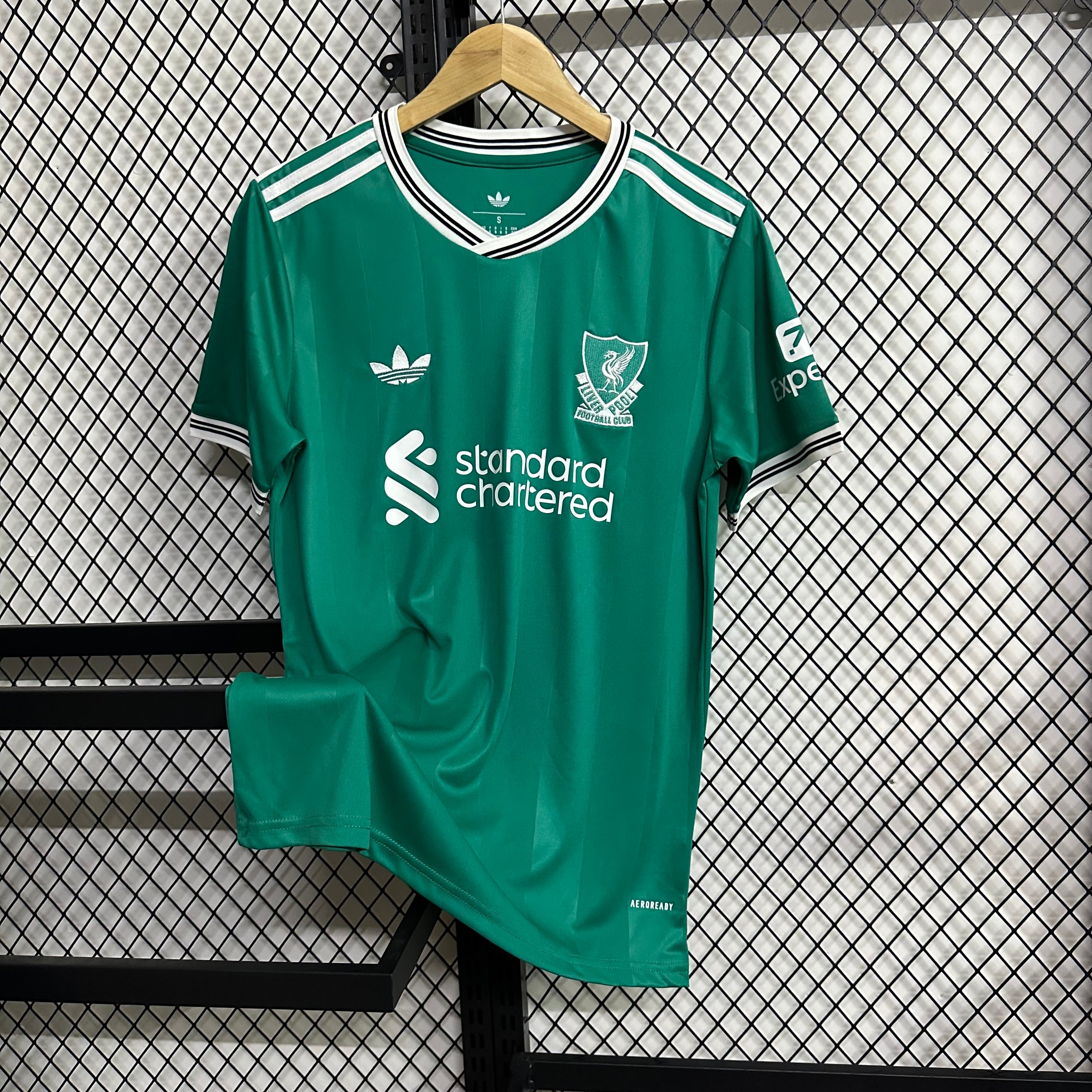 Maillot Liverpool extérieur 25/26 blanc LFC édition mise à jour