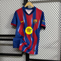 Maillot FC Barcelone domicile spécial 24/25 bleu grenat édition collector