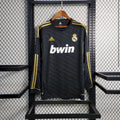 Maillot Real Madrid Rétro manches longues extérieur 2011-2012 noir