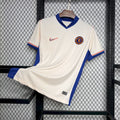 Maillot Chelsea extérieur 2024-2025 blanc avec logo Nike et lion