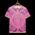Maillot Italie x Versace Rose 2023-2024 collaboration fashion rose