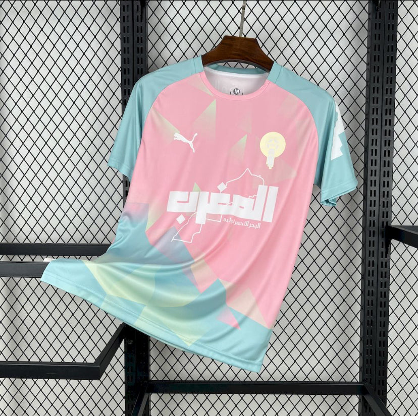 Maillot Maroc Concept Ice Cream 2025-2026 design exclusif rouge pastel