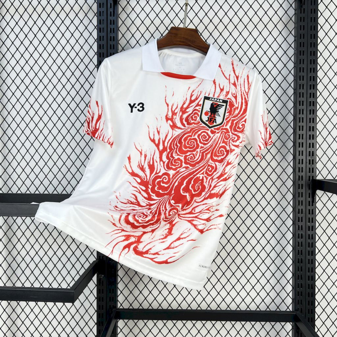 Maillot Japon Concept Flamme 2025-2026 design flamme japonais bleu