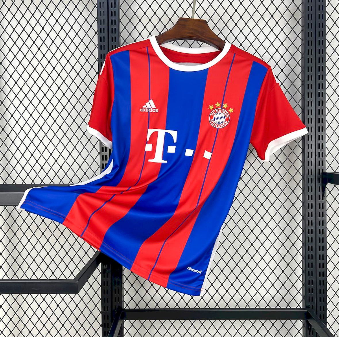 Maillot FC Bayern Munich Rétro domicile 2014-2015 rouge champion