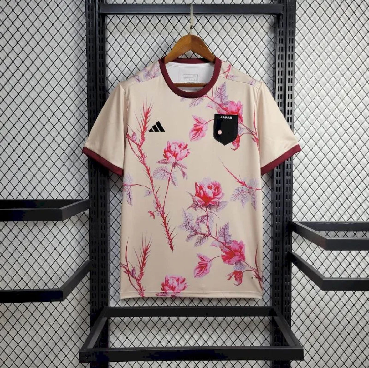 Maillot Japon Concept Fleurs 2024-2025 design floral japonais bleu