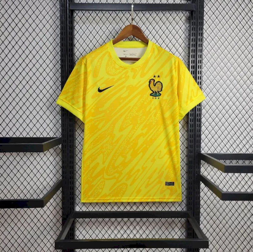Maillot Équipe de France gardien Euro 2024-2025 tenue gardien bleu