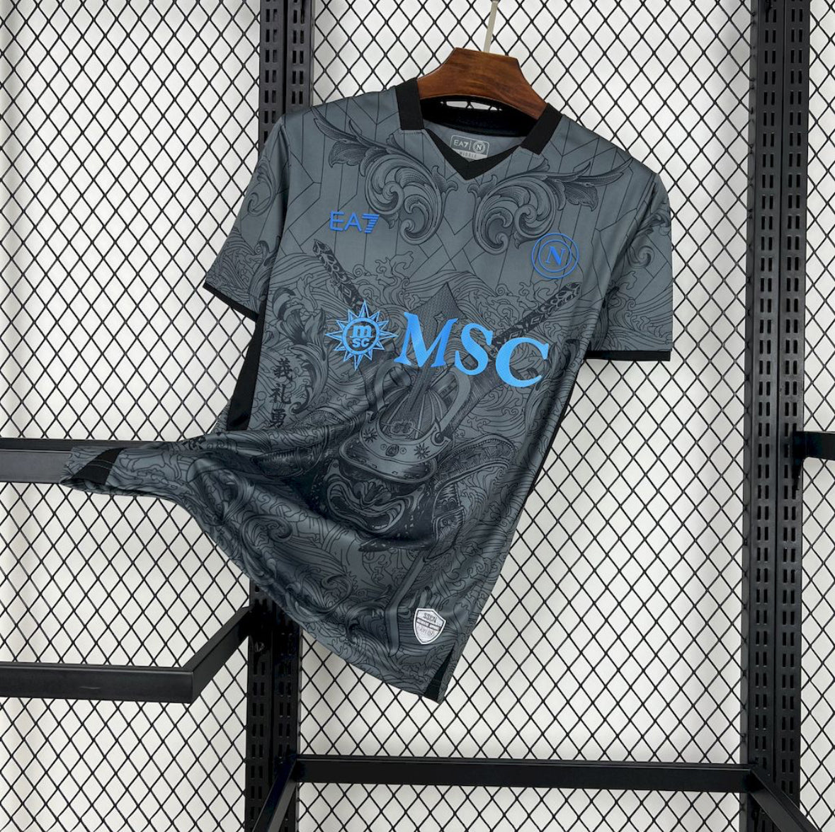 Maillot SSC Naples Third 2024-2025 troisième maillot avec logo EA7